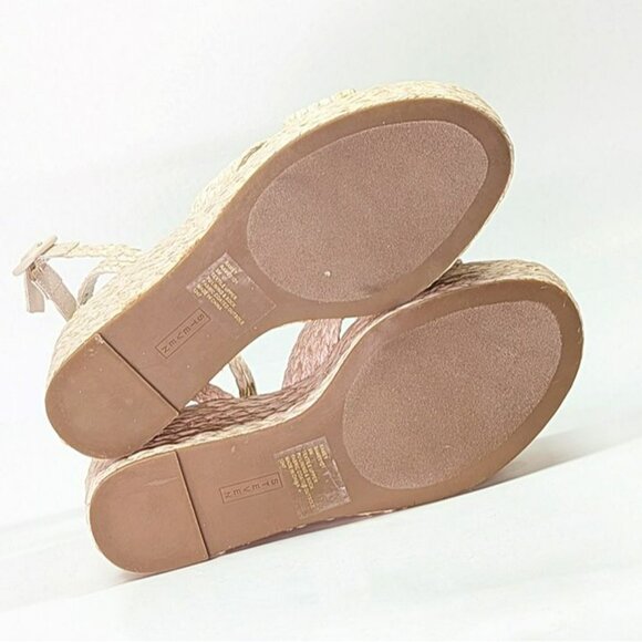 Steven New York Ramey Espadrille Platform Wedge Raffia Sandal Size 9 (MSRP $130) - Picture 8 of 9